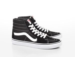 Vans – SK8-HI – BLACK/BLACK/WHI