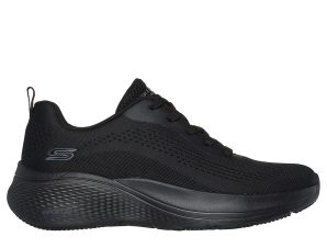 Skechers – LACE UP ENGINEERED KNIT W/ VAPOR FOAM – ΜΑΥΡΟ