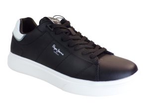 Pepe jeans EATON BASIC Sneakers Ανδρικά Παπούτσια PMS30981-999 Μαύρο