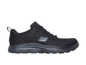 SKECHERS WORK RELAXED FIT 77125-BLK Μαύρο