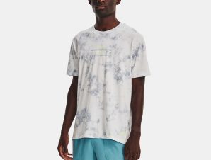 UNDER ARMOUR RUN ANYWHERE T-SHIRT ΓΚΡΙ