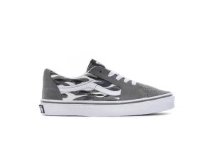 VANS UY SK8-LOW FLAME CAMO VN0A7Q5LN43-N43 Γκρί