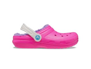 CROCS CLASSIC LINED CLOG T 207009-6TX Ροζ