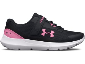 Under Armour – 3025014 Girls’ Pre-School UA Surge 3 AC Running Shoes – 001/71P7