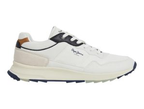 Pepe jeans JOY TOUR M Sneakers Ανδρικά Παπούτσια PMS60007-800 Λευκό