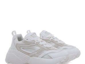 Renato Garini Γυναικεία Παπούτσια Sneakers 14U-157 Λευκό MESH Πάγος