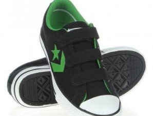 Converse Παιδικό Sneaker με Σκρατς για Αγόρι Μαύρο 642929C