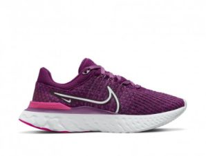 Nike React Infinity Run Flyknit 3 DD3024-500 Γυναικεία Αθλητικά Παπούτσια Running Μωβ