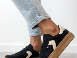 Sneakers flatforms με διχρωμία Xti 142953 – Μαύρο